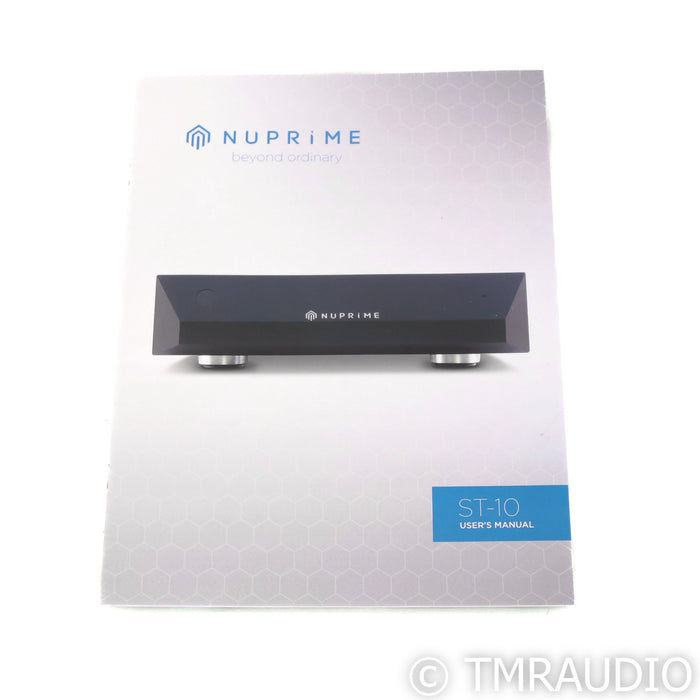 NuPrime ST-10 Stereo Power Amplifier; Black