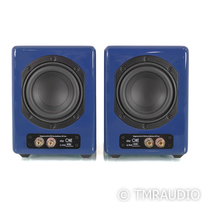 Audience ClairAudient The One Bookshelf Speakers; Blue Gloss Pair