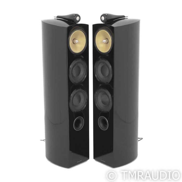 B&W 804 Diamond Floorstanding Speakers; Piano Black Pair