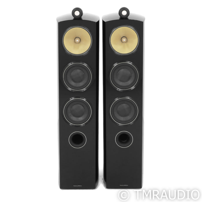 B&W 804 Diamond Floorstanding Speakers; Piano Black Pair