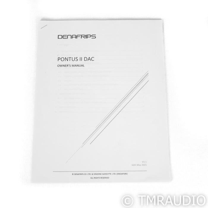 Denafrips Pontus II DAC; D/A Converter; Silver