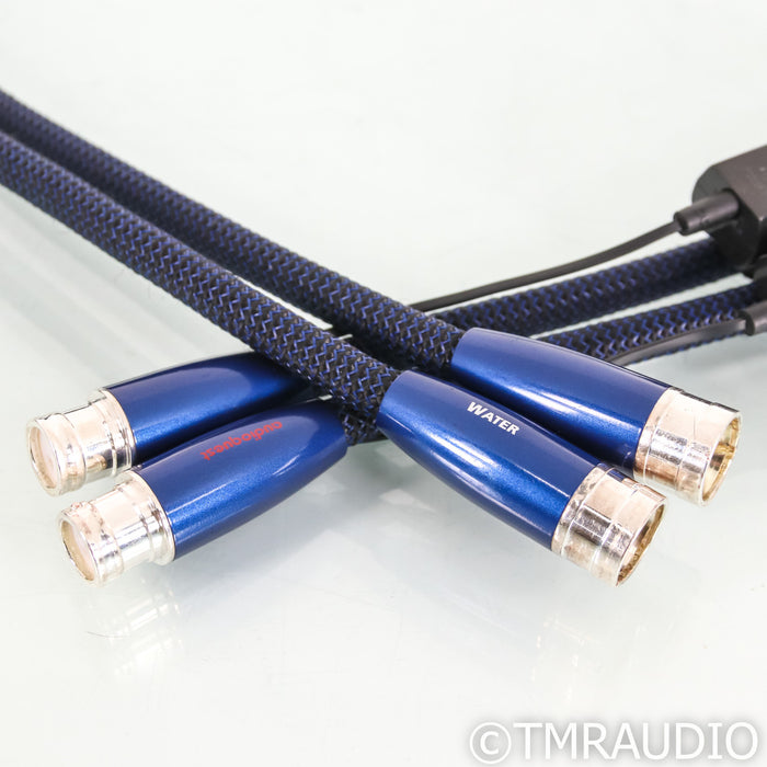 AudioQuest Water XLR Cables; 1.5m Pair Balanced Interconnects; 72v DBS