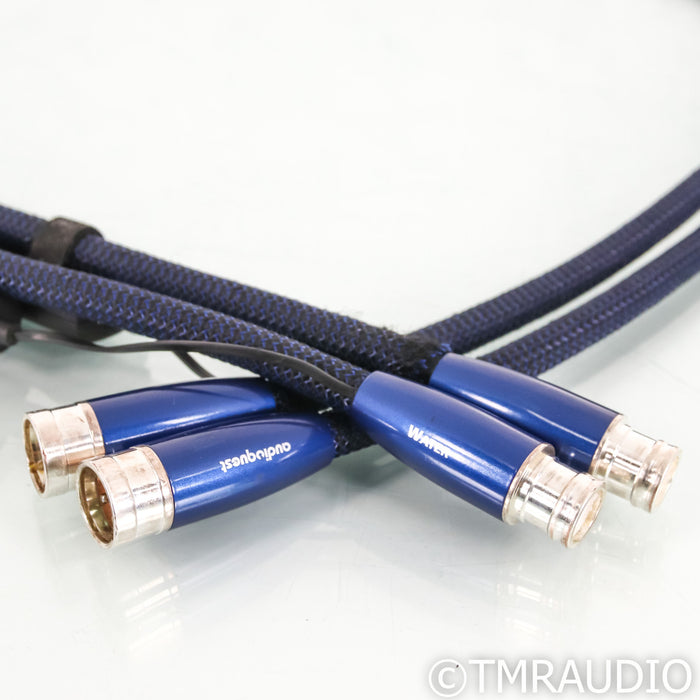 AudioQuest Water XLR Cables; 1.5m Pair Balanced Interconnects; 72v DBS