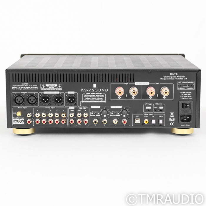 Parasound Hint 6 2.1 Channel Integrated Amplifier; Black; MM / MC Phono