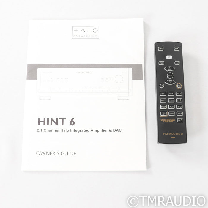 Parasound Hint 6 2.1 Channel Integrated Amplifier; Black; MM / MC Phono