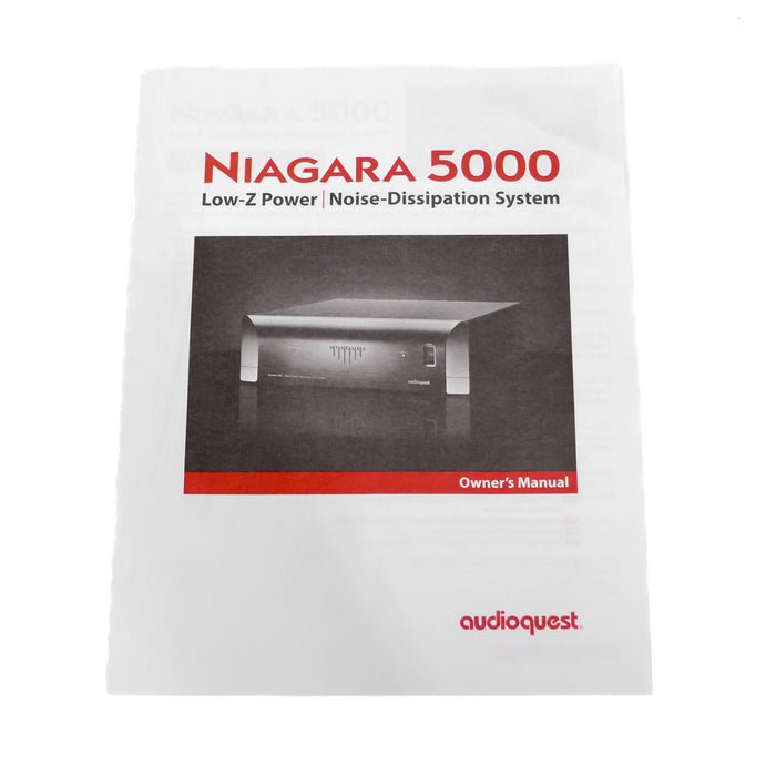 AudioQuest Niagara 5000 AC Power Line Conditioner; Black