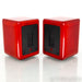 Aperion Super Tweeter Speaker MKII; Gloss Oak Pair