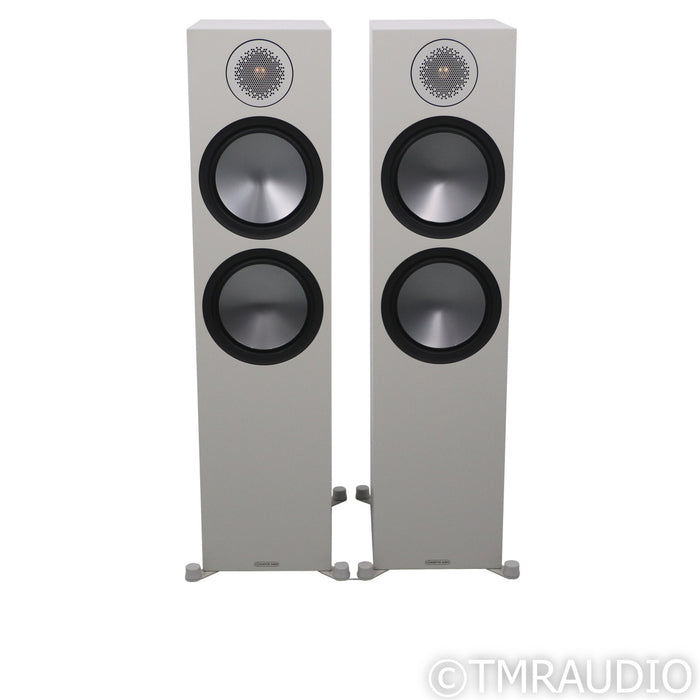 Monitor Audio Bronze 500 Floorstanding Speakers; White Pair