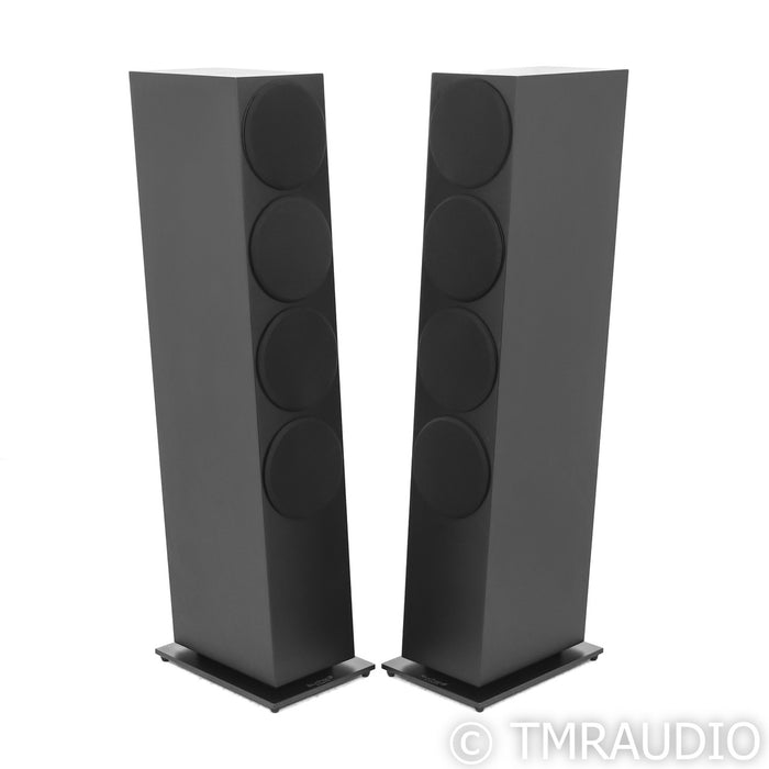 Buchardt Audio A700 Powered Floorstadning Speakers; Platin Wireless Hub; Black Pair