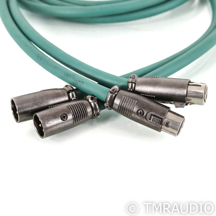 AudieoQuest Emerald XLR Cables; 2m Pair Balanced Interconnects