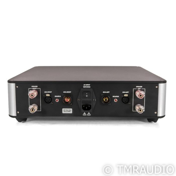 Living Sounds Audio Voyage GaN 350 Stereo Power Amplifier; Black