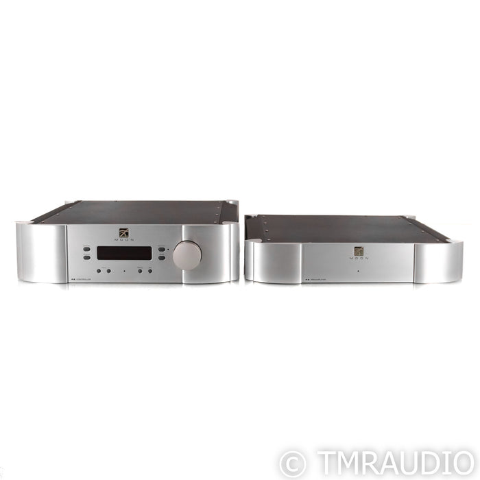 SimAudio Moon P-8 Stereo Preamplifier; w/ PSU; Silver