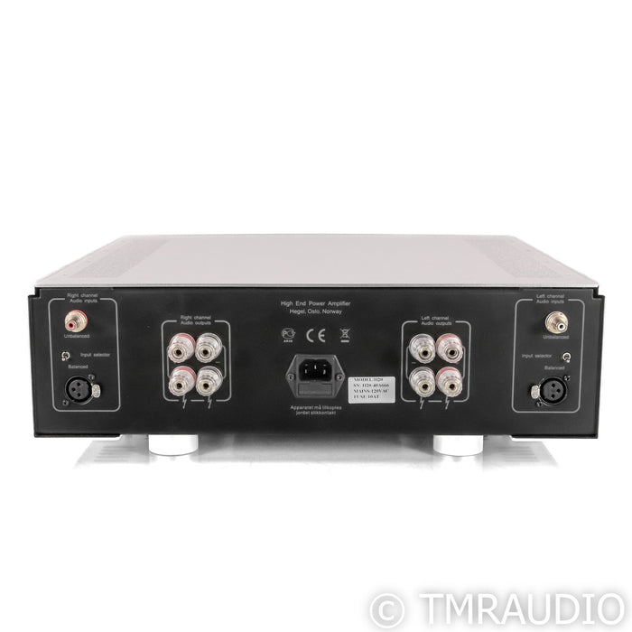 Hegel H20 Stereo Power Amplifier; H-20; Silver