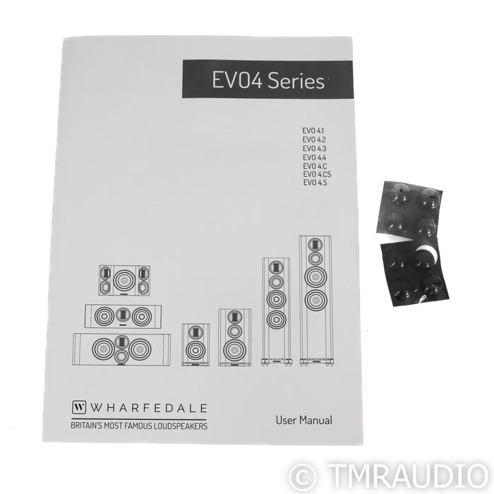 Wharfedale EVO4.1 Bookshelf Speakers; Walnut Pair