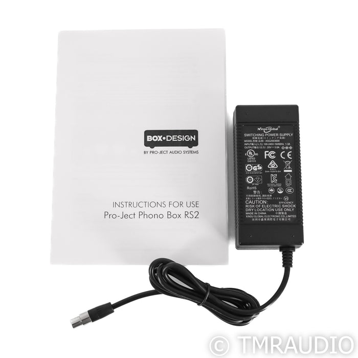 Pro-Ject Phono Box RS2 MM / MC Phono Preamplifier; Black; RS-2
