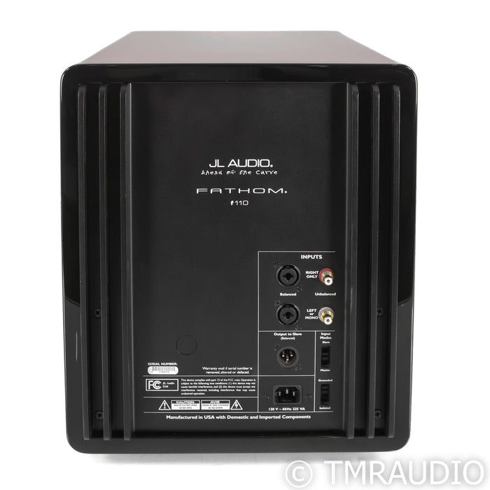 JL Audio Fathom F110 v1 10" Powered Subwoofer; Black