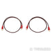 AudioQuest Red River XLR Cables; 1m Pair Balanced Interconnects