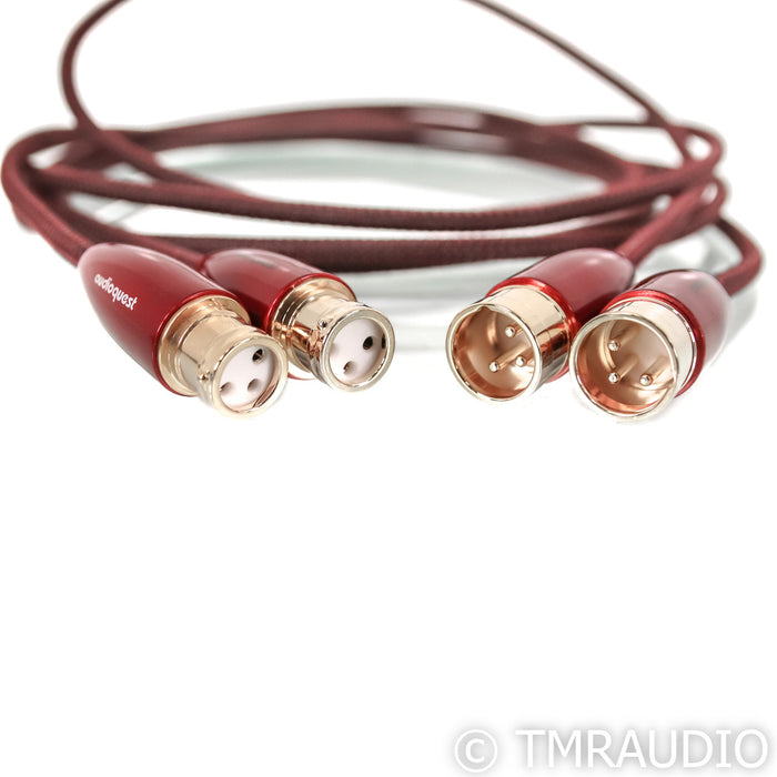AudioQuest Red River XLR Cables; 2m Pair Balanced Interconnects