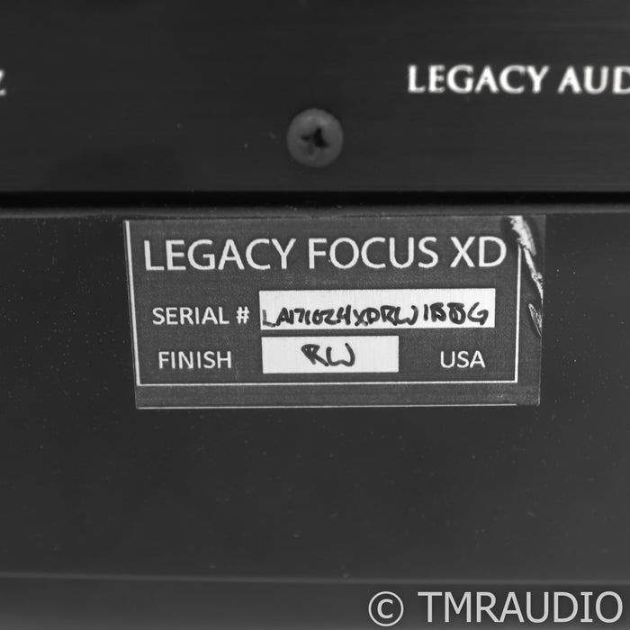 Legacy Audio Focus XD Hybrid Floorstanding Speakers; Gloss Black Pair
