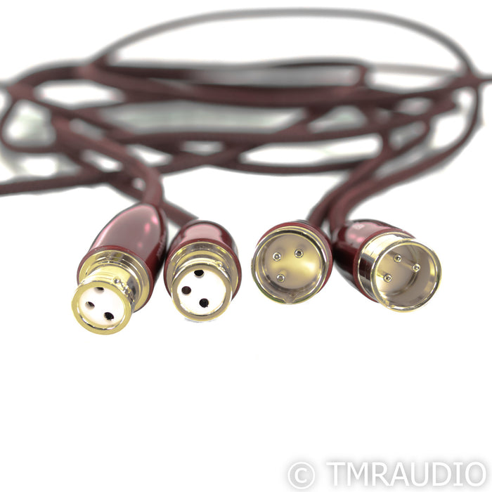 AudioQuest Red River XLR Cables; 2m Pair Balanced Interconnects