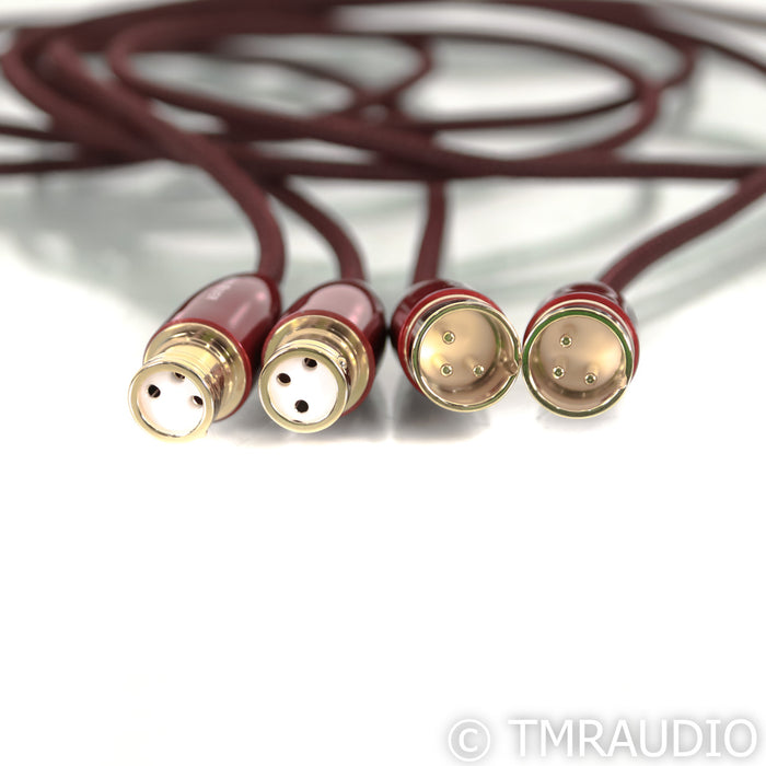 AudioQuest Red River XLR Cables; 2m Pair Balanced Interconnects