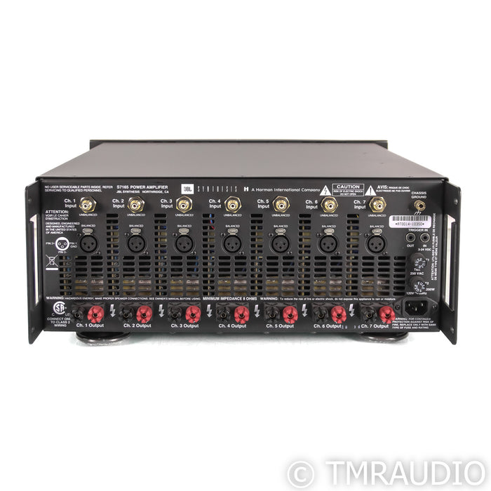 JBL Synthesis 7165 Seven Channel Power Amplifier; Black