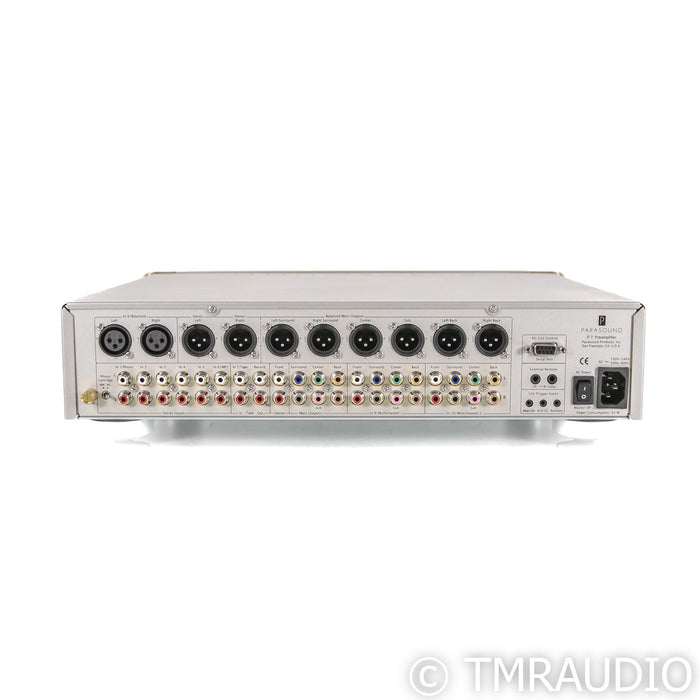 Parasound Halo P7 Stereo Preamplifier; P-7; Silver; MM / MC Phono