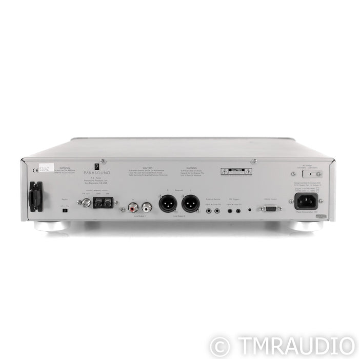 Parasound T3 Stereo AM/FM Radio Tuner; Silver
