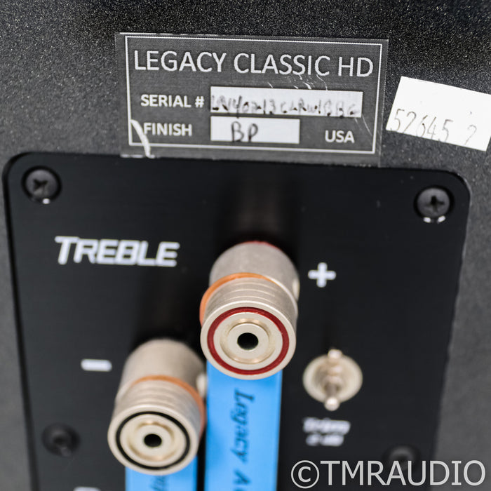 Legacy Audio Classic HD Floorstanding Speakers; Black Pearl Pair