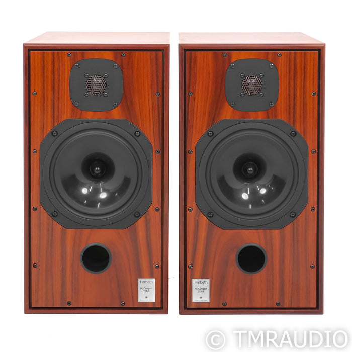 Harbeth Compact 7ES-3 30th Anniversary Bookshelf Speakers; Rosewood Pair; 7ES3