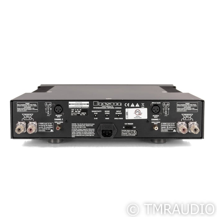 Bryston 2.5B Cubed Stereo / Mono Power Amplifier; 2.5B3; Silver; 17‚Äù Faceplate