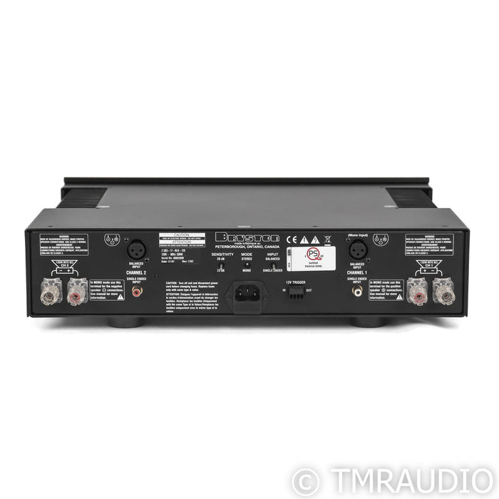 Bryston 2.5B3 Stereo Power Amplifier; Black