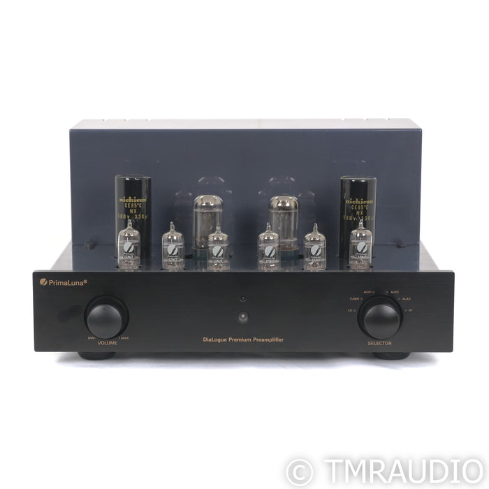 PrimaLuna DiaLogue Premium Stereo Tube Preamplifier; Black