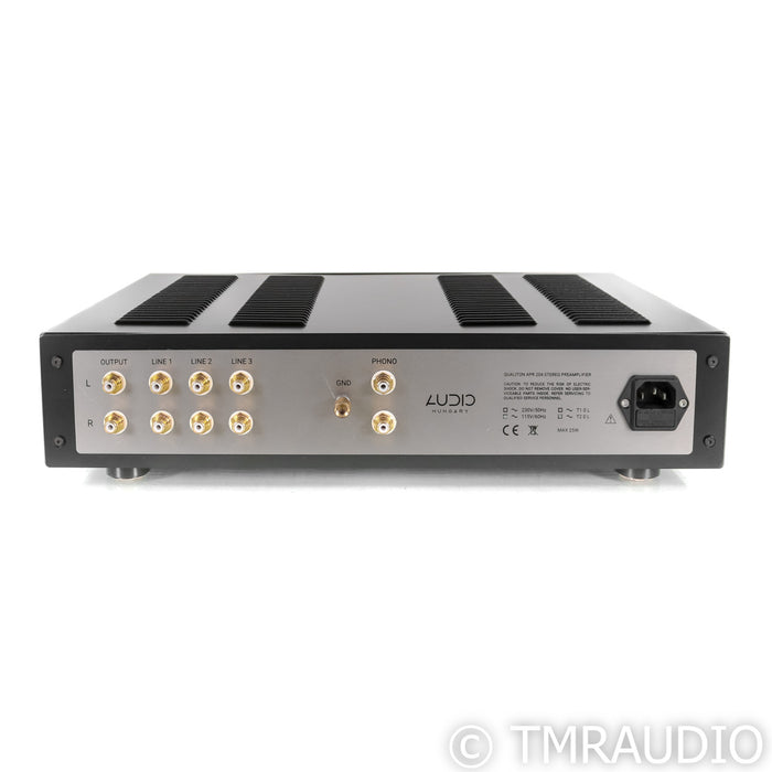 Audio Hungary Qualiton APR 204 Stereo Tube Preamplifier; Silver; Upgraded Caps