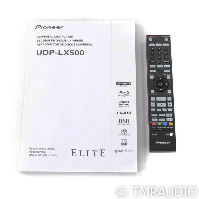 Pioneer UDP-LX500 Universal Disc Player; Black
