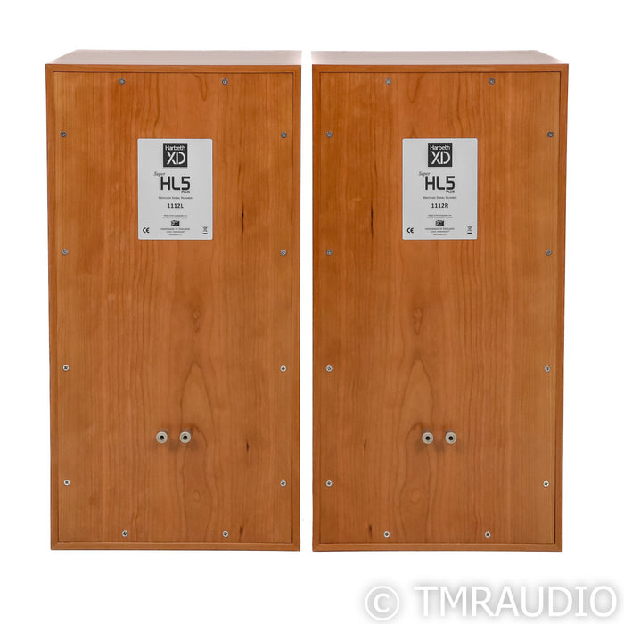 Harbeth Super HL5 Plus XD Bookshelf Speakers; Cherry Pair