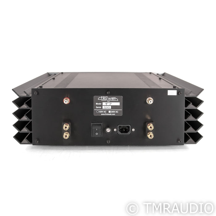 First Watt F7 Stereo Power Amplifier; Silver