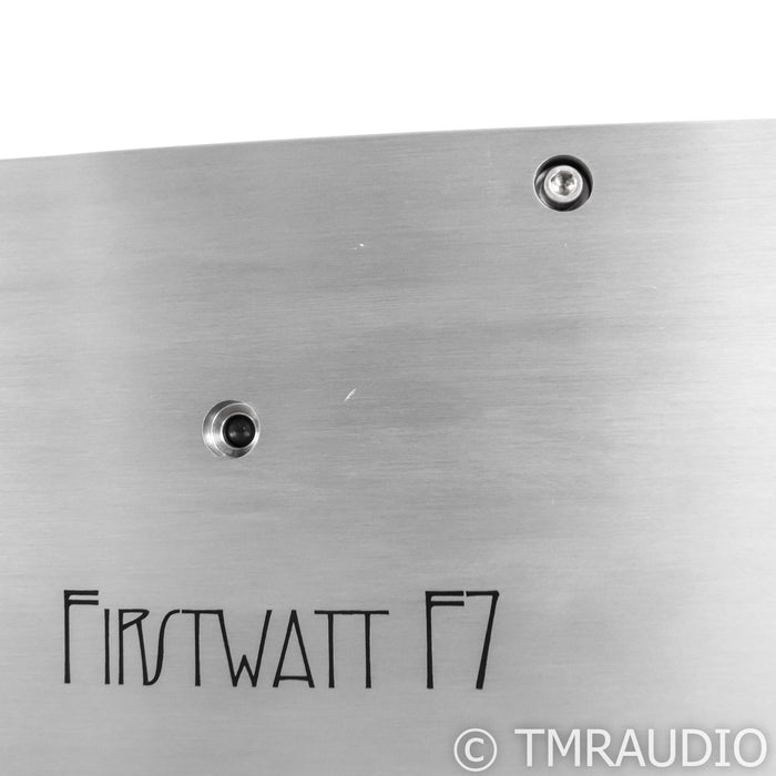 First Watt F7 Stereo Power Amplifier; Silver