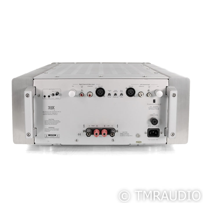 Parasound A21 Stereo Power Amplifier; Silver