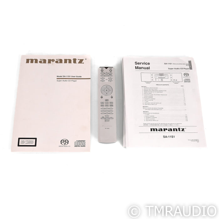 Marantz SA-11S1 CD / SACD Player; Silver