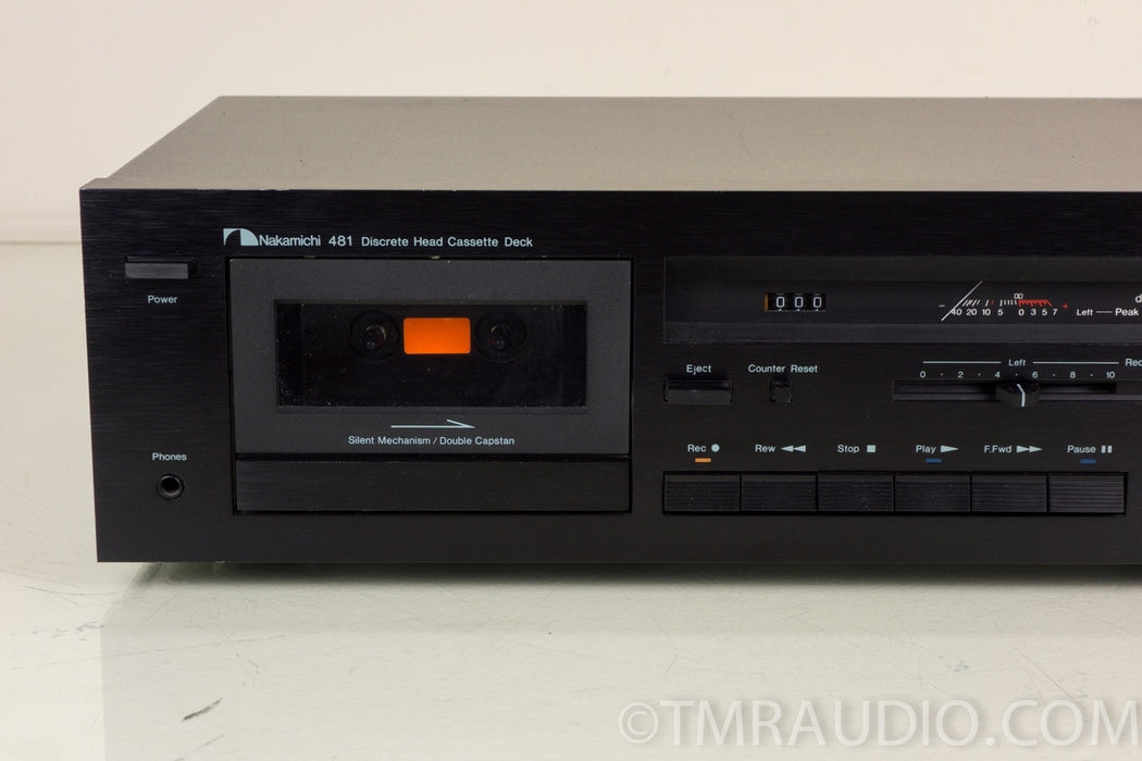 Nakamichi 481 Tape Player/Recorder AS-IS