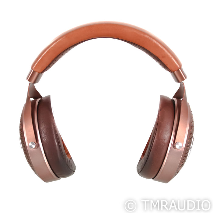 Focal Stellia Closed Back Headphones; Chocolate; Case