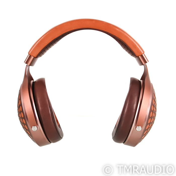 Focal Stellia Closed Back Headphones; Chocolate; Case