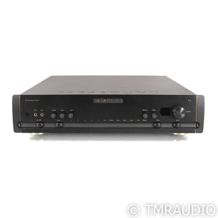 Parasound Halo P6 2.1 Channel Preamplifier; Black; MM / MC Phono