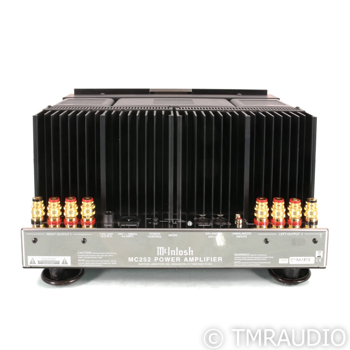 McIntosh MC252 Stereo Power Amplifier; Black