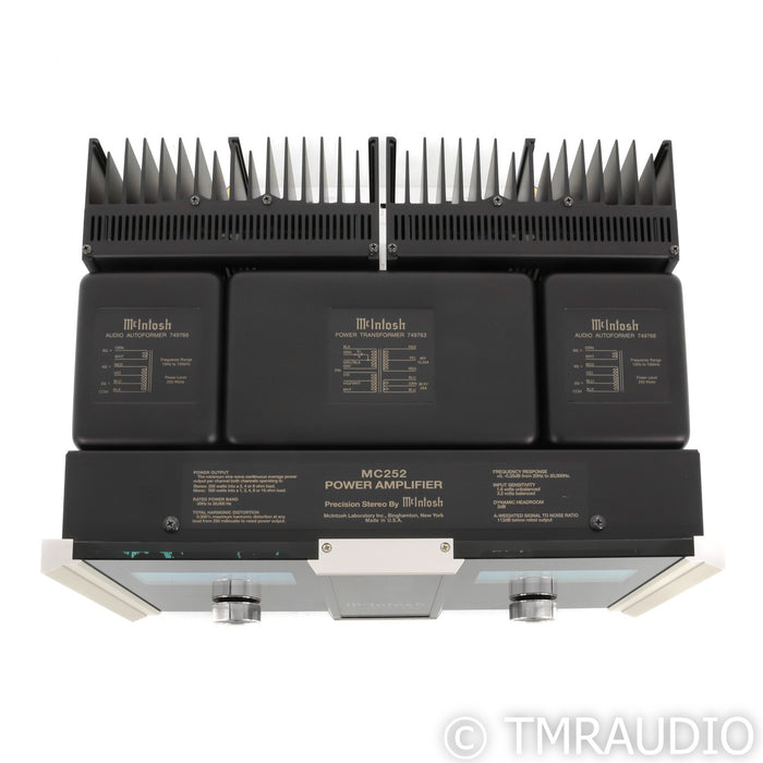 McIntosh MC252 Stereo Power Amplifier; Black