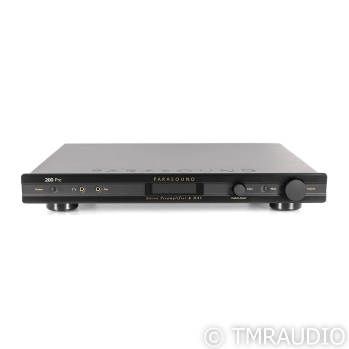 Parasound NewClassic 200 Pre 2.1 Channel Preamplifier / DAC; MM / MC Phono