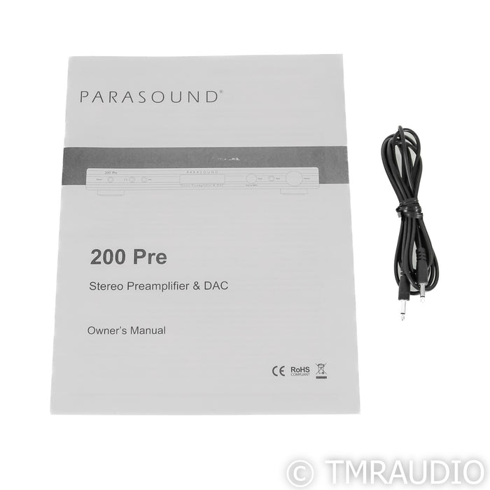 Parasound NewClassic 200 Pre 2.1 Channel Preamplifier / DAC; MM / MC Phono