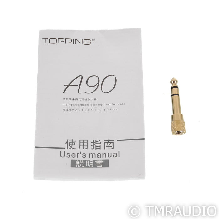 Topping A90 Headphone Amplifier; A-90; Black