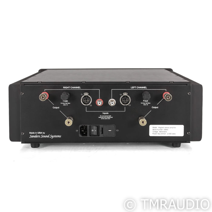 Sanders Magtech Stereo Amplifier; Black
